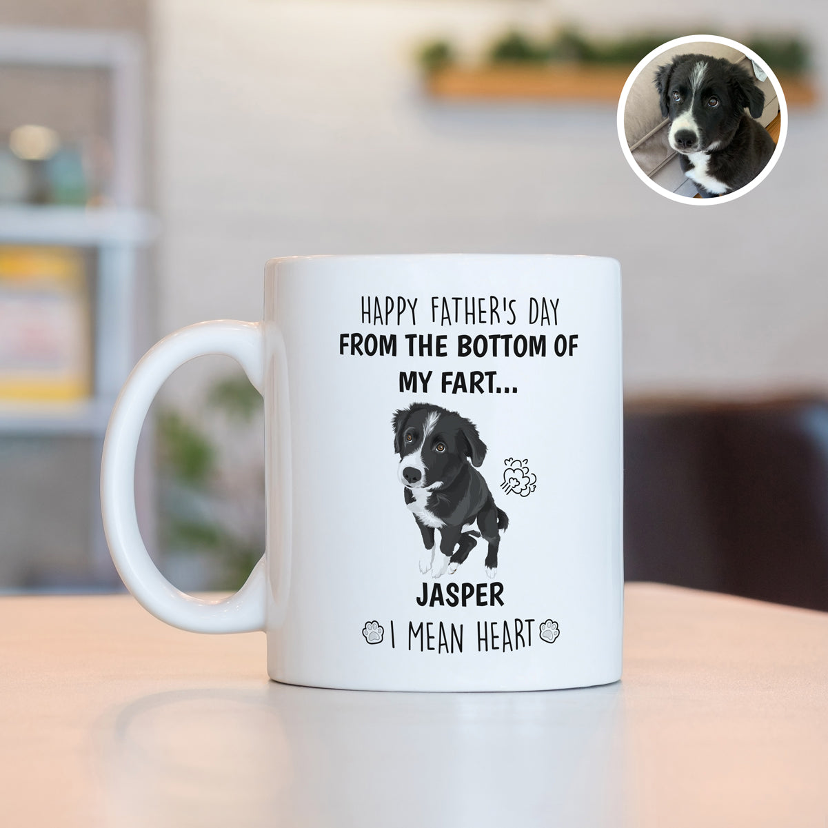 Custom Fathers Day Dog Mug CTNM0015