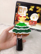 Christmas Tree Key Cover, Handmade Key Cover