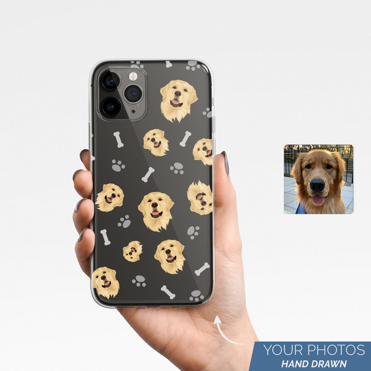 Custom Dog Face Phone Case CTNP0005