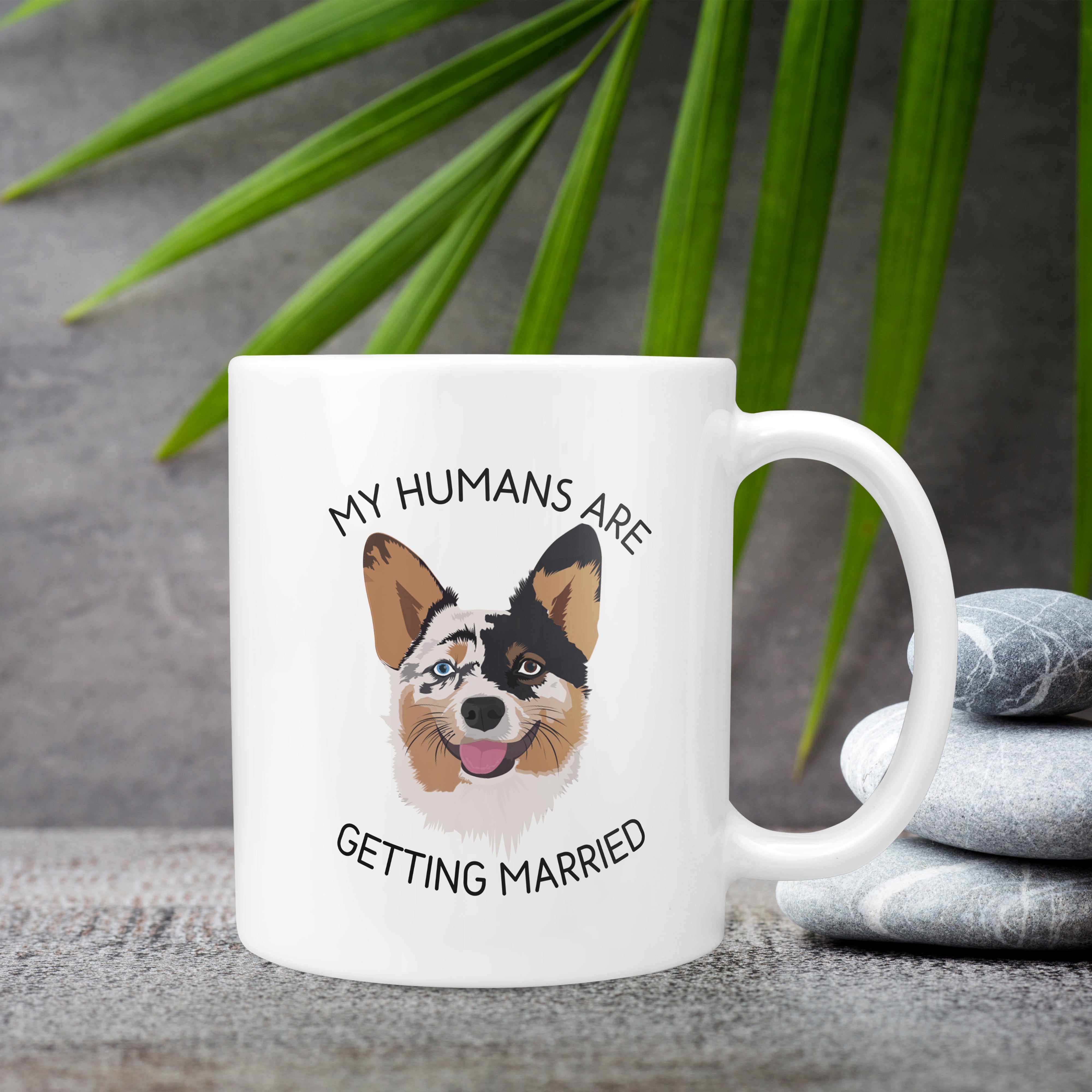 Custom Dog Getting Wedding Mug CTNM0008