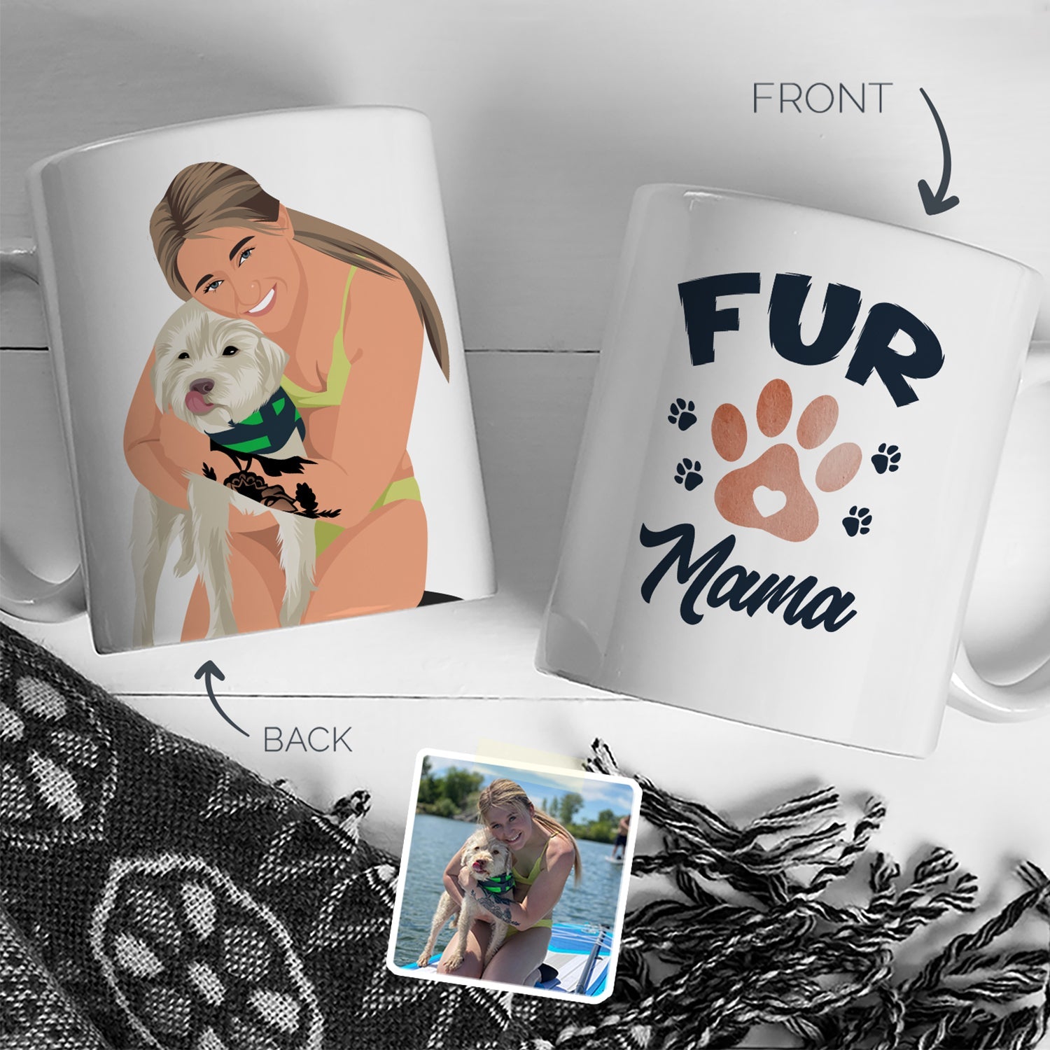 Personalized Dog Mom Mug